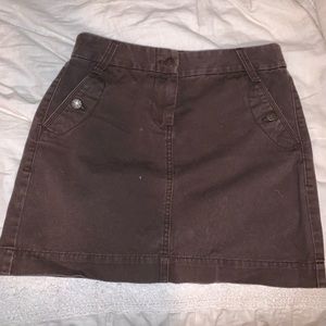 Brown J Crew Skirt